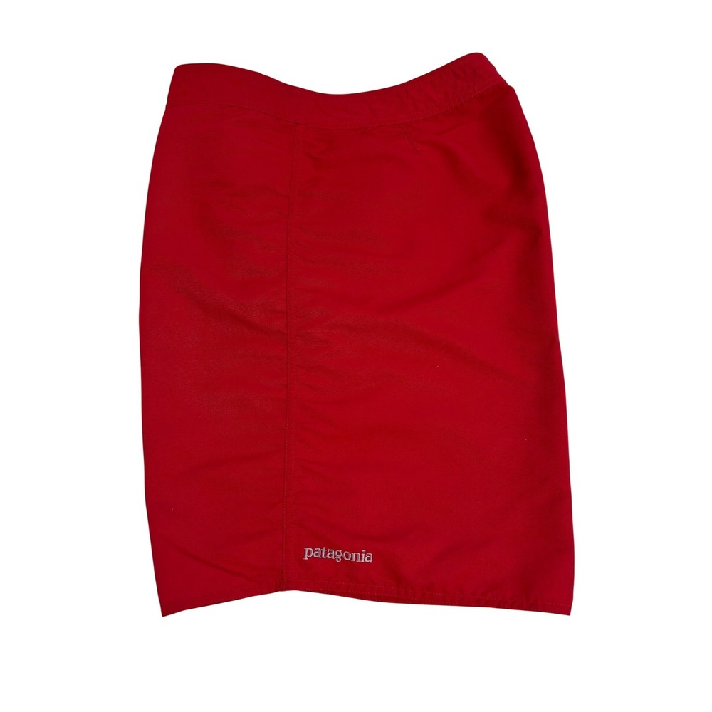 Patagonia Mens Wayfarer Red Board Shorts Swim Trunks Size 38 Pockets